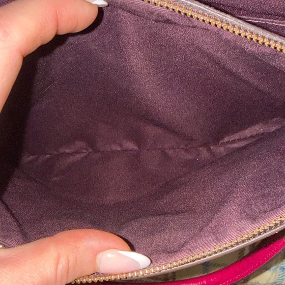 Coach Dark Fuscia Surrey Carryall - Picture 13 of 16